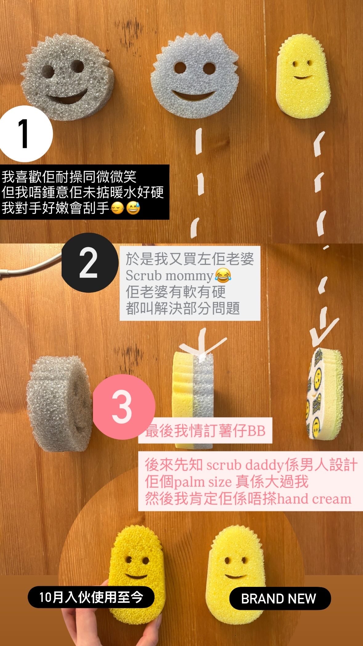 [退役可愛產品] 洗碗新高度 / 微笑薯仔BB / Dish Daddy